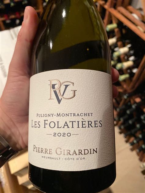 2020 Pierre Girardin Puligny Montrachet Les Folatières France