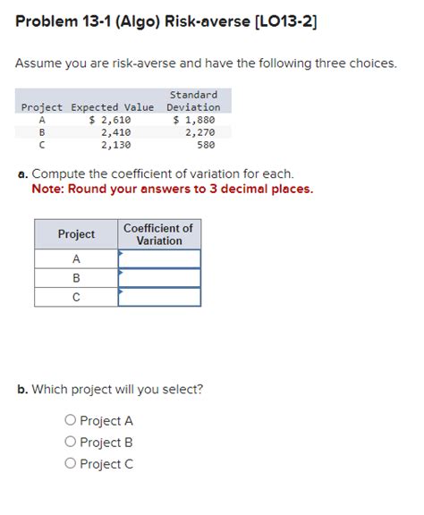 Solved Assume You Are Risk Averse And Have The Following Chegg