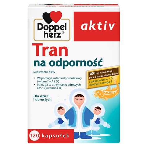 Doppelherz aktiv Tran na odporność suplement diety Doppelherz