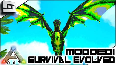 Modded Ark Survival Evolved Taming A Poison Drake E Annunaki