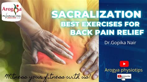 Sacralization-L5-S1/10 Best Exercises For Back Pain Relief/SI Joint ...