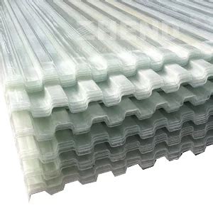 Uv Stablized Fire Resistant Transparent Corrugated Fiberglass Frp