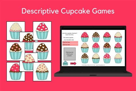 Descriptive Cupcakes Speech Therapy Ideas