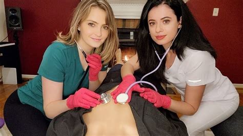 ASMR Nurses Give YOU A Full Body Medical Exam In BED Personal