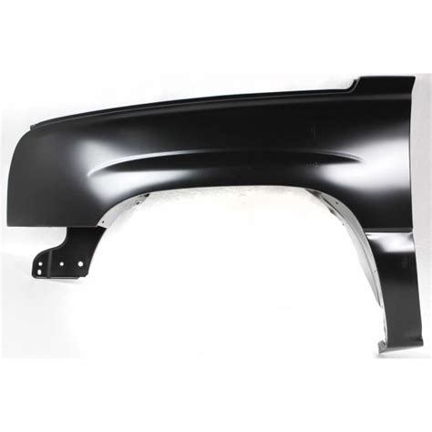 Replacement 7 Piece Kit Front Driver Side Fender With Bumper Bumper Cover Fender Flares Hood