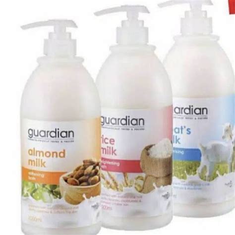 GUARDIAN GOATS MILK Almond Rice MOISTURISING BATH SOAP 1L Shopee