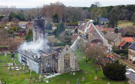 Fire Rips Through Beautiful Grade I Listed 11th Century Church And