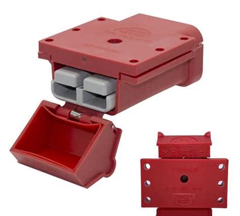 Trailer Vision 50a Anderson Connector Plug Mounting Kit 50amp Anderson Type Cover Assembly