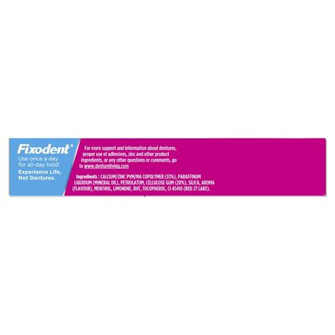 Buy Fixodent Denture Adhesive Complete Original 65g Online At Chemist