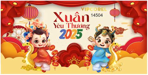 Backdrop Chúc mừng năm mới 2025 vector corel 193 Download file corel