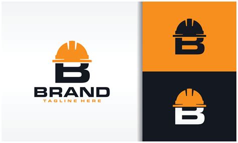 Initials B Cap Construction Logo 23607921 Vector Art At Vecteezy