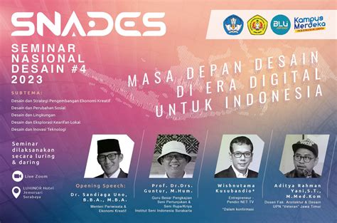 Seminar Nasional Desain Snades 4 2023 Snades 2023