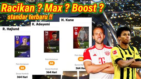 Max Level H Kane K Adeyemi R Hojlund Standar Terbaru Efootball