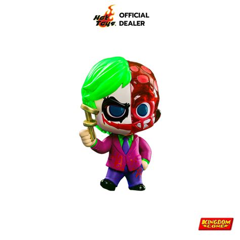 Hot Toys Blind Box ฟกเกอร ของสะสม Cosbi CBX The Dark Knight Trilogy Jokerized PC