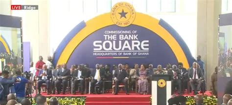 Bog Unveils Bank Square A New Era In Ghanas Financial Landscape