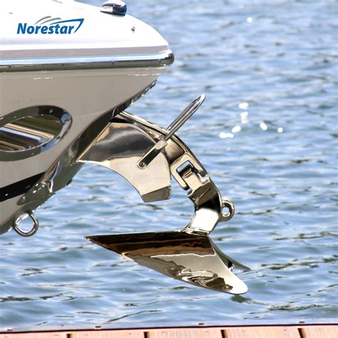 Norestar Stainless Steel Hinged Plowcqr Boat Anchor