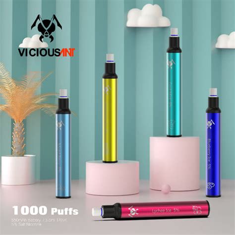 China Puffs Electronic Cigarette Viciousant Disposable Vape Mah