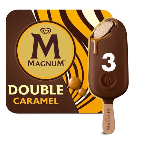 Magnum Double Caramel Ice Cream 3 x 88ml || Magnum