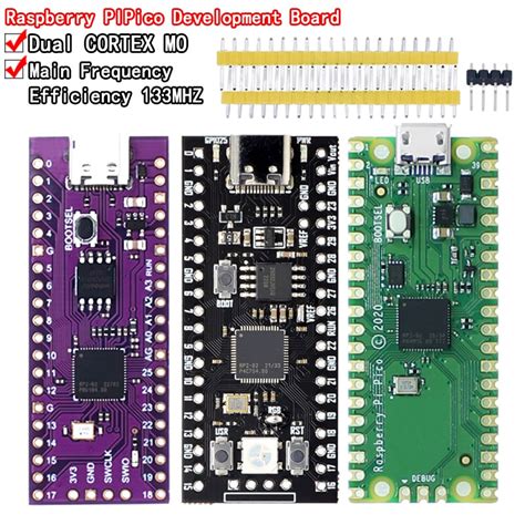 樹莓派pico板rp2040雙核264kb Arm低功耗微電腦高性能cortex M0處理器 蝦皮購物