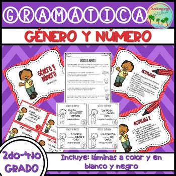 G Nero Y N Mero De Los Adjetivos By Dual Language Oasis Tpt