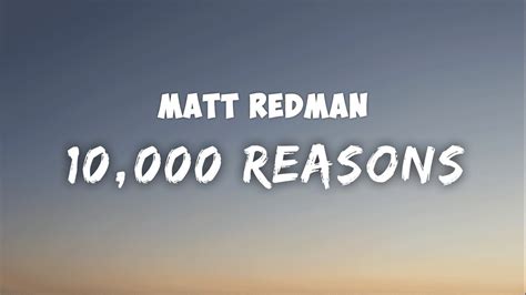 10 000 Reasons Matt Redman Lyrics What Bautiful Name Hillsong