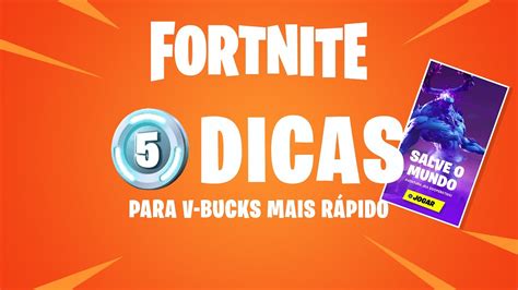 5 Dicas Para Acelerar A Conquista De V Bucks No Fortnite YouTube