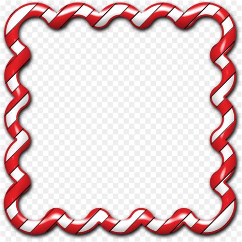 Candy Cane Border Paper