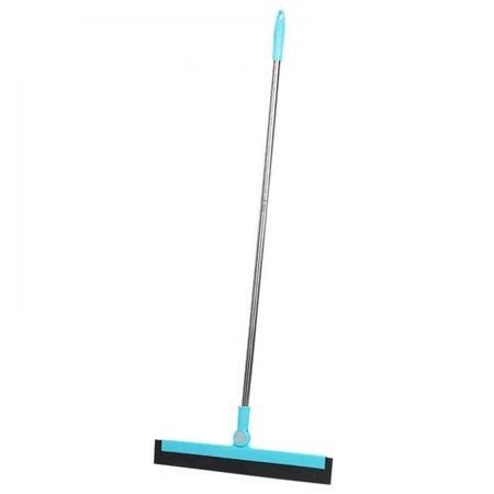 Floor Squeegee with 180 Degree Adjustable 35.4Inch Long Handle for ...