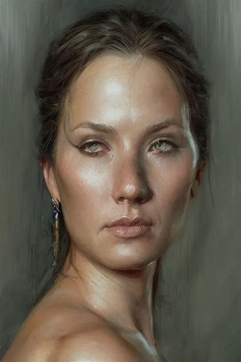 T Closeup Character Portrait Art By Donato Giancola Stable