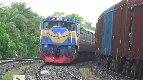 Old White Pt Inka Up D Down 727 728 Rupsha Express Overtake Freight