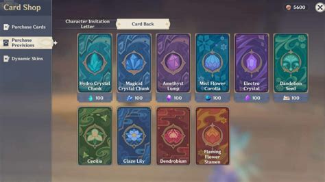 How To Obtain And Equip Card Backs In Genius Invokation Tcg One Esports