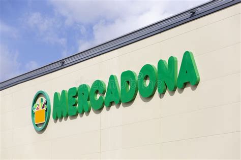 Logo on the Facade of One of the Supermarkets of the Popular Spanish Food Distribution Company ...