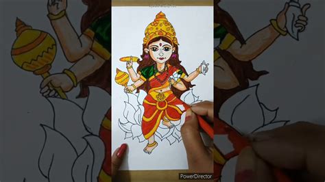 Maa Siddhidatri Drawing Siddhidatri Maa Drawing Navratri Special