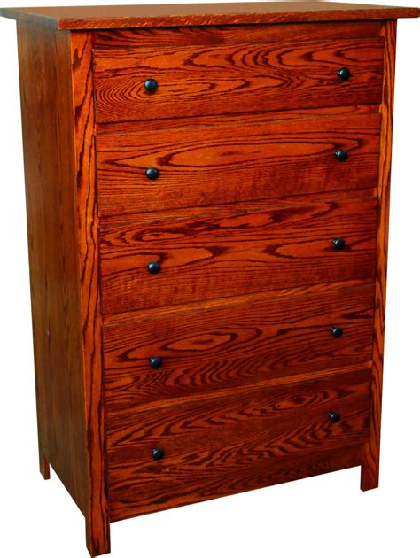 Amish Athens Five Drawer Chest from DutchCrafters Amish Furniture