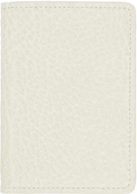 Maison Margiela Off White Four Stitches Card Holder Ssense Uk