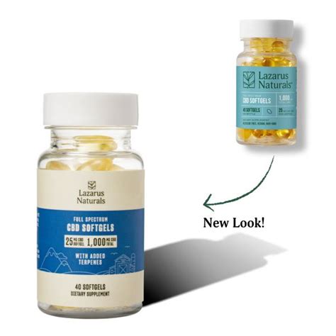 Lazarus Naturals Cbd Softgels Full Spectrum Buy Now