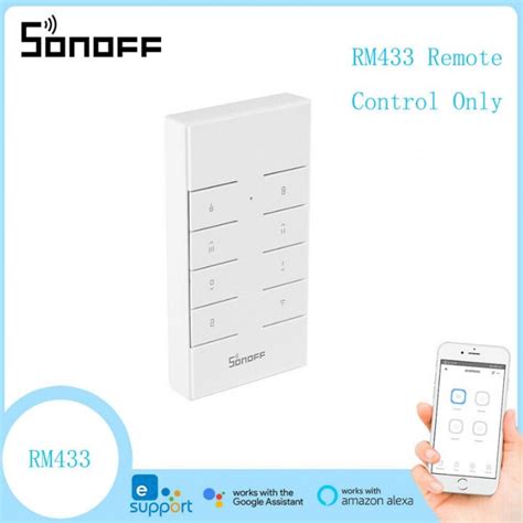 Interruptor Dimmer D Con Control Mhz Y Base Inteligente Sonoff