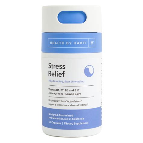 Health By Habit Stress Relief Supplement - Walmart.com