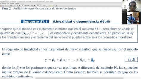 Modelos Estáticos Y Dinámicos De Series De Tiempo Youtube