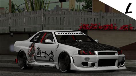 Share Mod Skyline R34 Twin Turbo Keizerz Terbaru Gta San Andreas Youtube