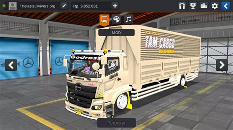 Mod Bussid Truck Wingbox Fuso Hino Giga Nissan Ud