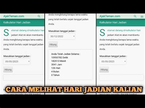 Cara Menghitung Hari Jadian Di Google Kalkulator Hitung Hari Jadian