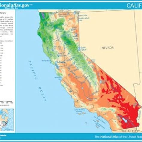 California Elevation Map | Printable Maps