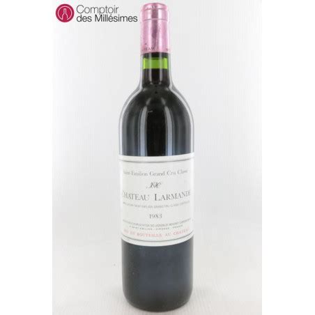 Château Larmande 1983 Saint Emilion Grand Cru Classé Prix