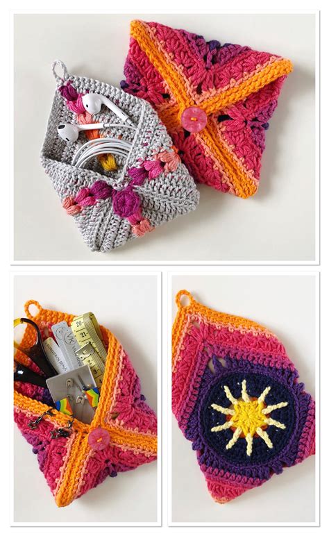 Crochet Pouch Tutorial Vivid Kreations