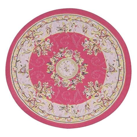 Tapis Rond De Maison De Poup E Dollhouse Round Carpet