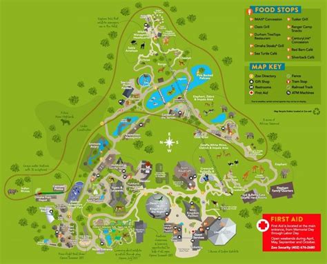 Omaha Zoo Map