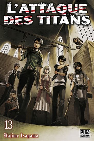 Hajime Isayama Lattaque Des Titans 13 Mangas Livres Renaud Livres Cadeaux