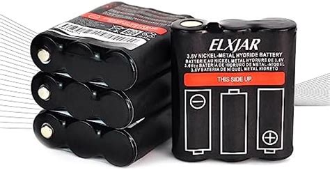 4 Pack 3 6V 800mAh PMNN4477AR Ni MH Battery Pack Replacement For