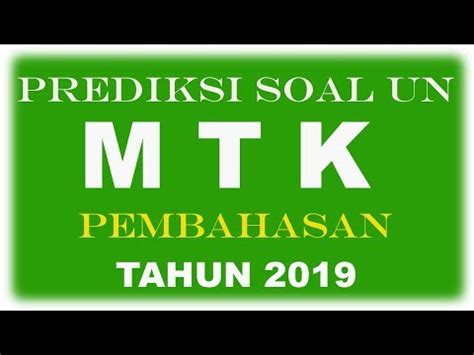 Prediksi Soal USBN SD 2019 Dan Pembahasannya Semua MAPEL GURU MAJU